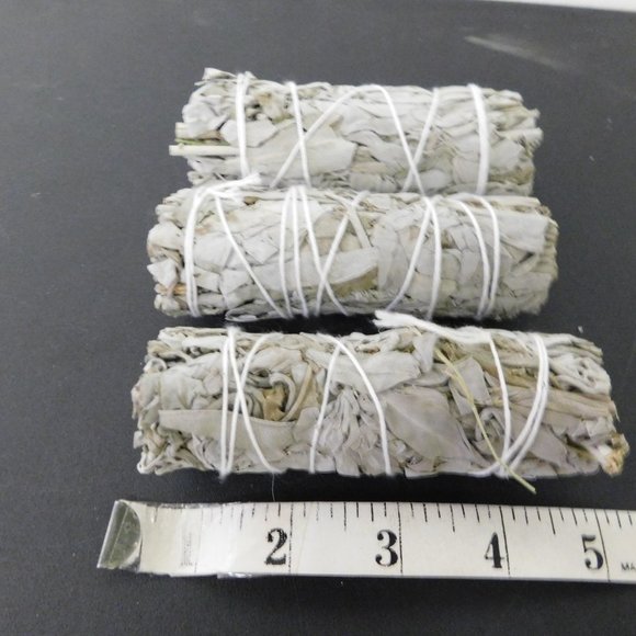 California White Sage Smudge Sticks / Wands (3) - Picture 3 of 9